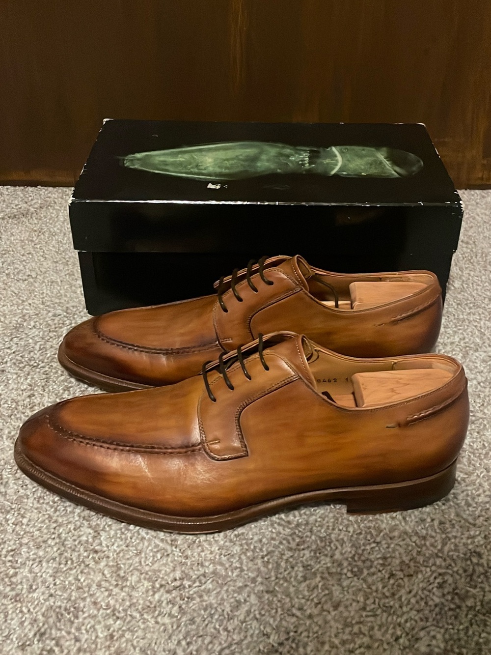 Magnanni Men's Teodoro Shoes in Canela Leather - Picture 2 of 4